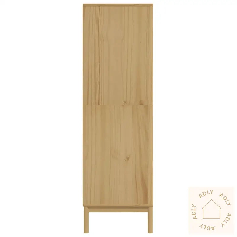 Garderobe Floro Voksbrun 77X53X171 Cm Heltre Furu