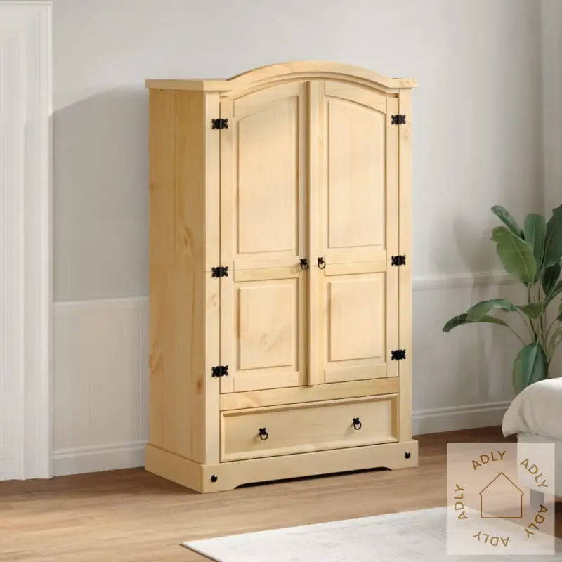 Garderobe Corona 101X52X170 Cm Heltre Furu