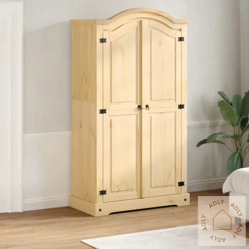 Garderobe Corona 102X52X186 Cm Heltre Furu