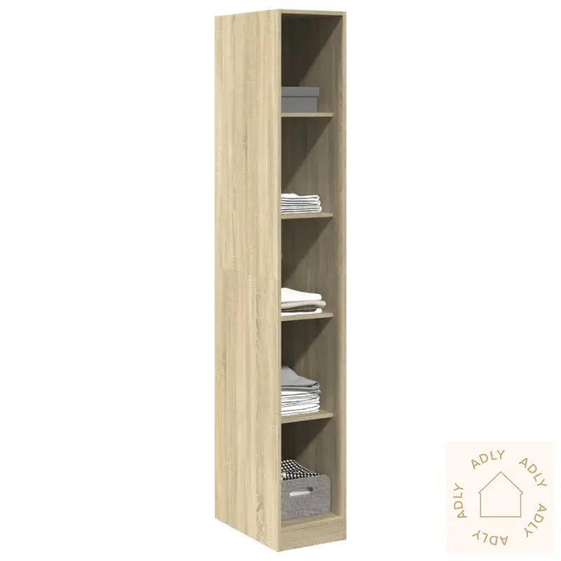 Garderobe Sonoma Eik 30X50X200 Cm Konstruert Tre