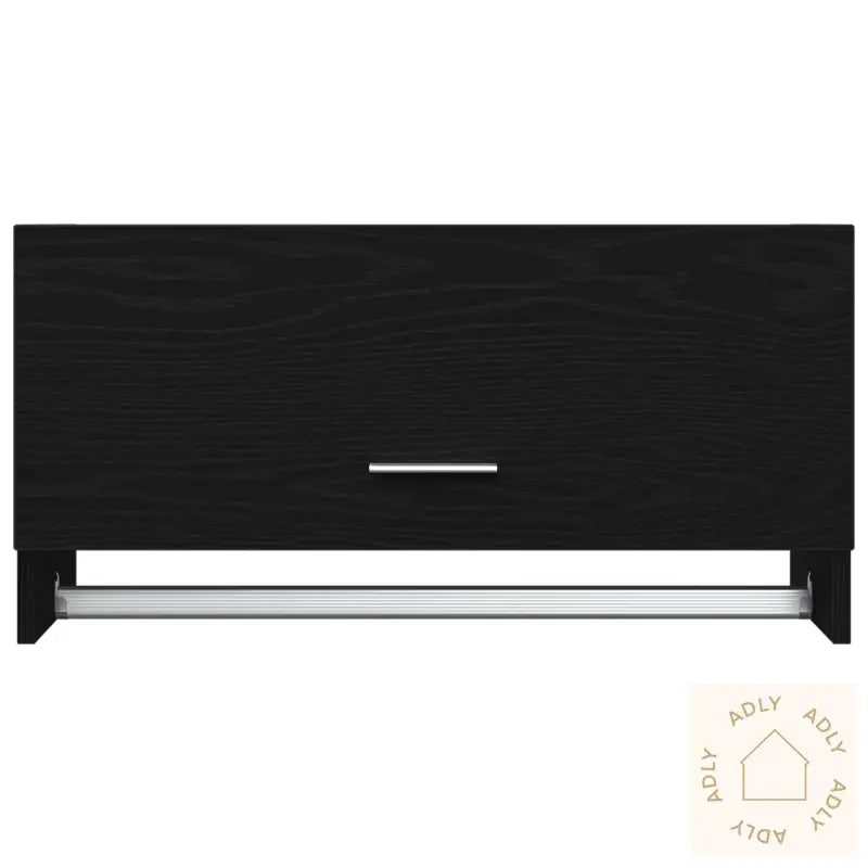Garderobe Svart Eik 70X32,5X35 Cm Lagd Av Tre