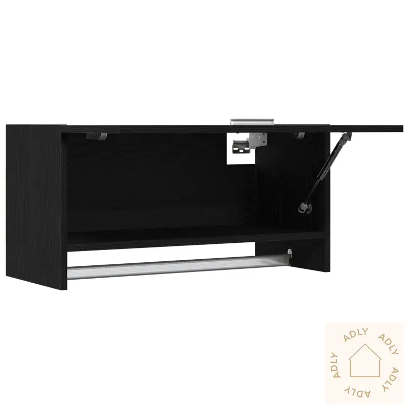 Garderobe Svart Eik 70X32,5X35 Cm Lagd Av Tre