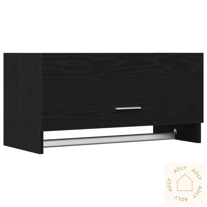 Garderobe Svart Eik 70X32,5X35 Cm Lagd Av Tre