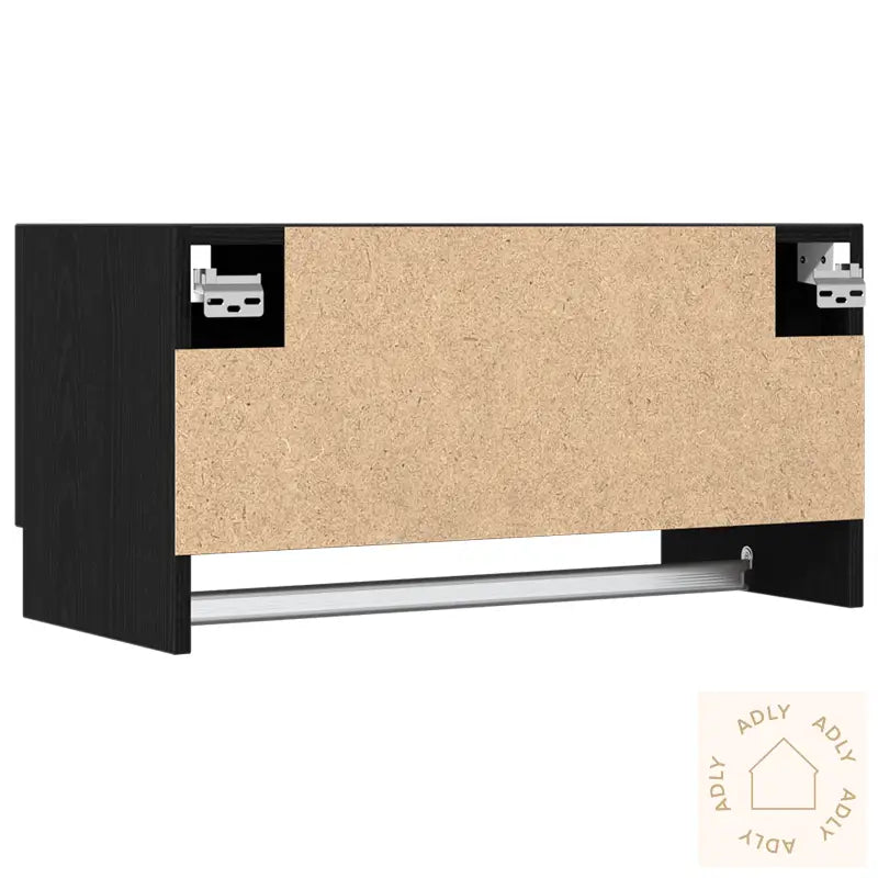 Garderobe Svart Eik 70X32,5X35 Cm Lagd Av Tre