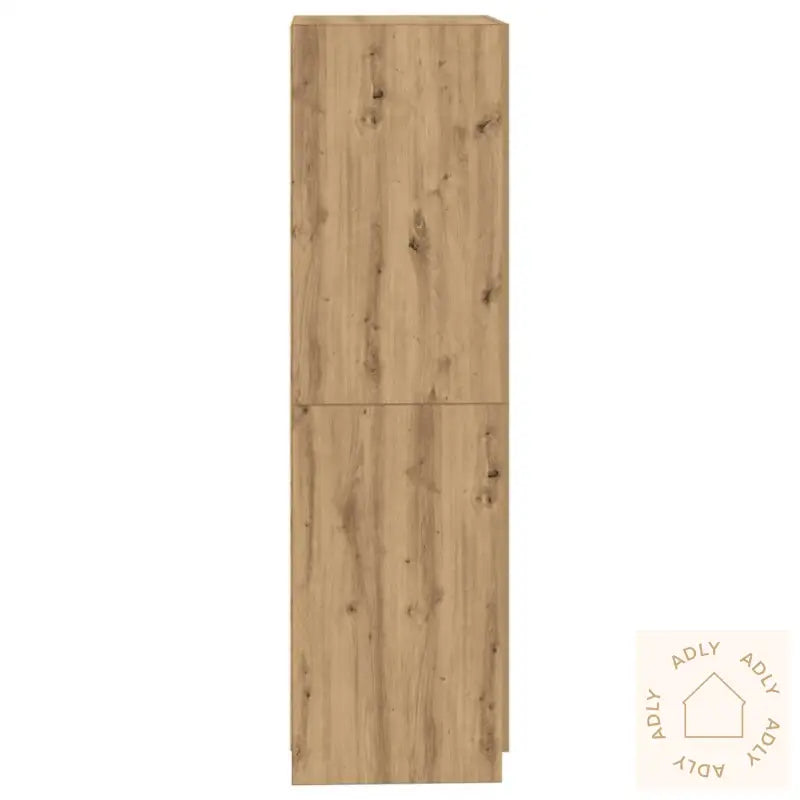 Garderobe Artisan Eik 80X52X180 Cm Konstruert Tre