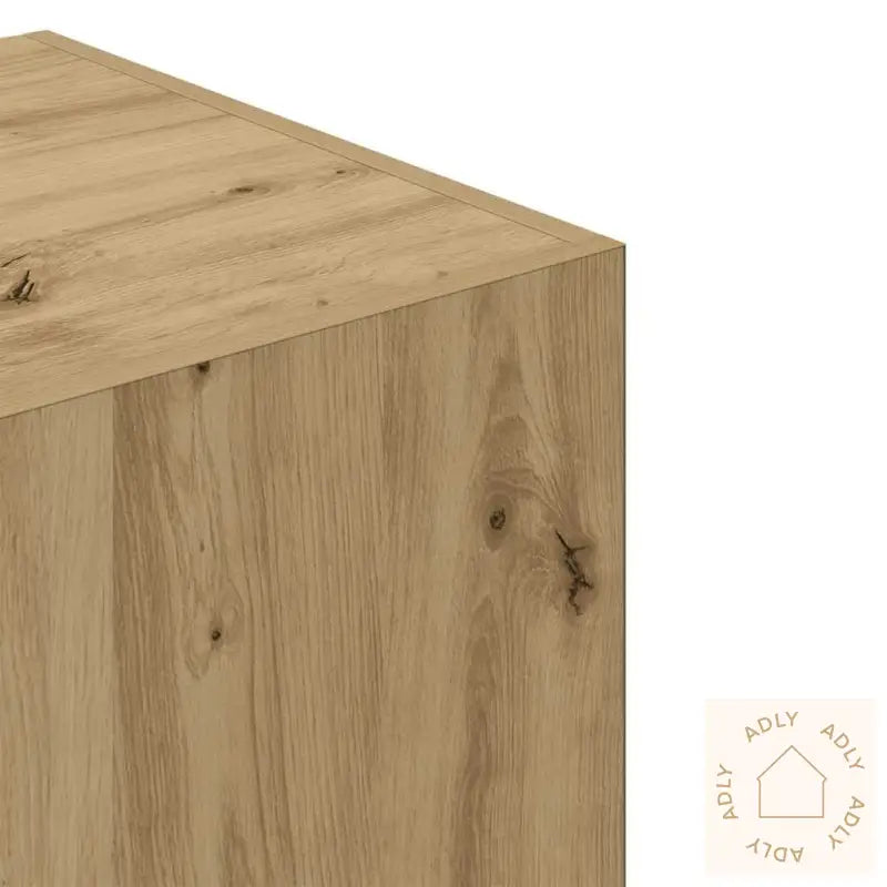 Garderobe Artisan Eik 80X52X180 Cm Konstruert Tre