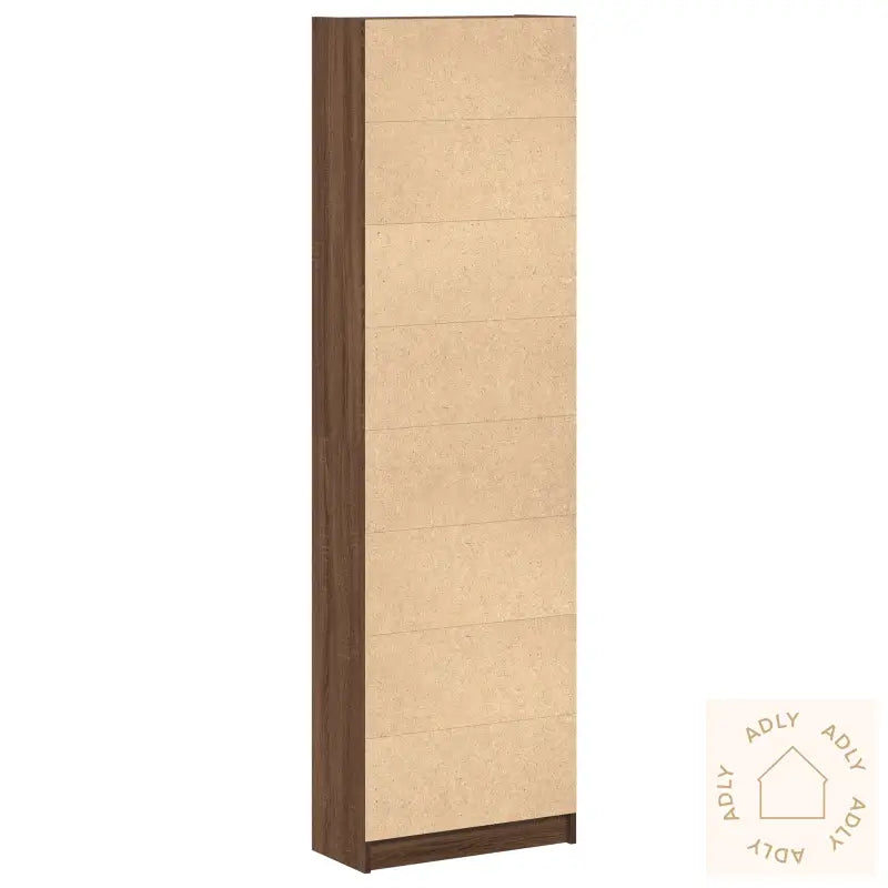 Klesskap Brun Eik 55X25X189 Cm Konstruert Tre