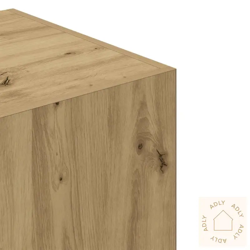Garderobe Artisan Eik 90X52X200 Cm Konstruert Tre