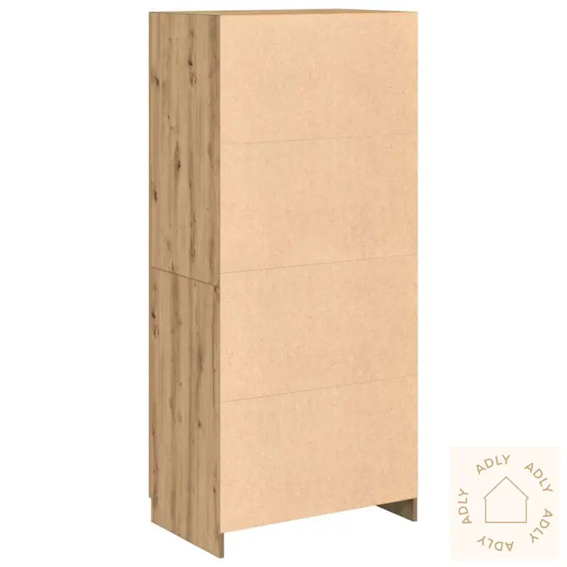 Garderobe Artisan Eik 90X52X200 Cm Konstruert Tre