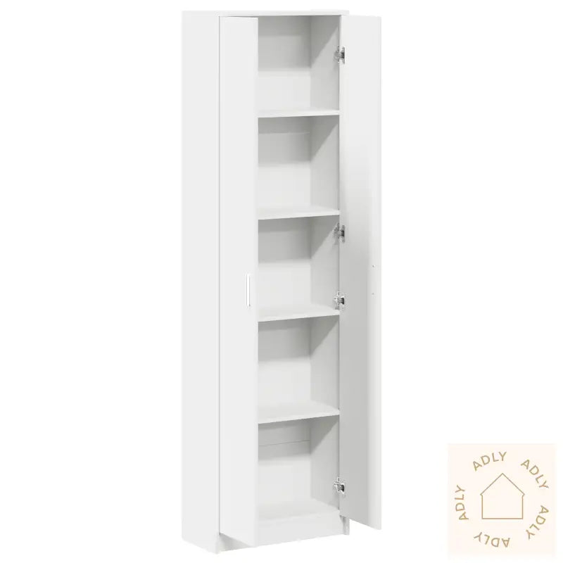 Klesskap Hvitt 55X25X189 Cm Sponplate