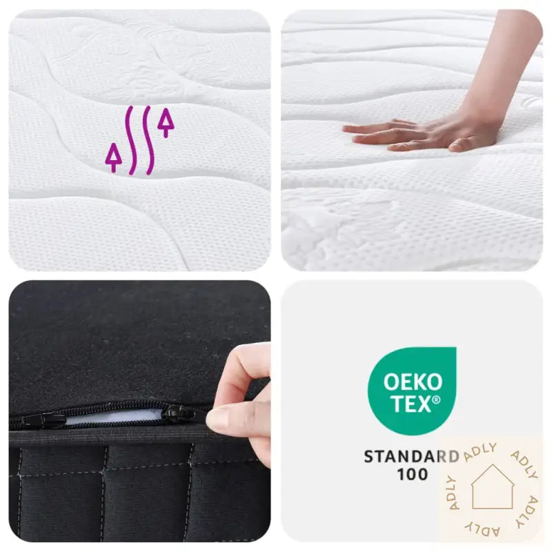 Madrass Med Bonnellfjær Middels 90X200 Cm