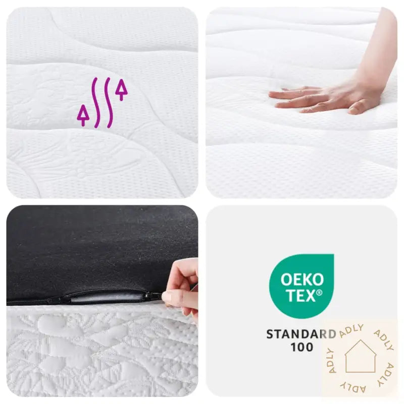 Madrass Med Bonnellfjær Middels 100X200 Cm