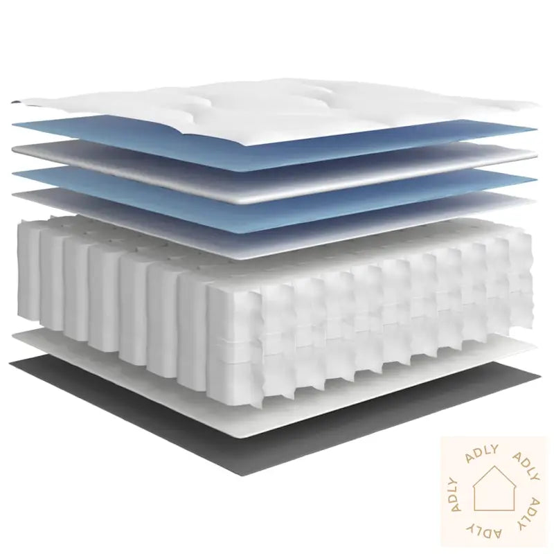 Madrass Med Pocketfjær Middels 120X200 Cm