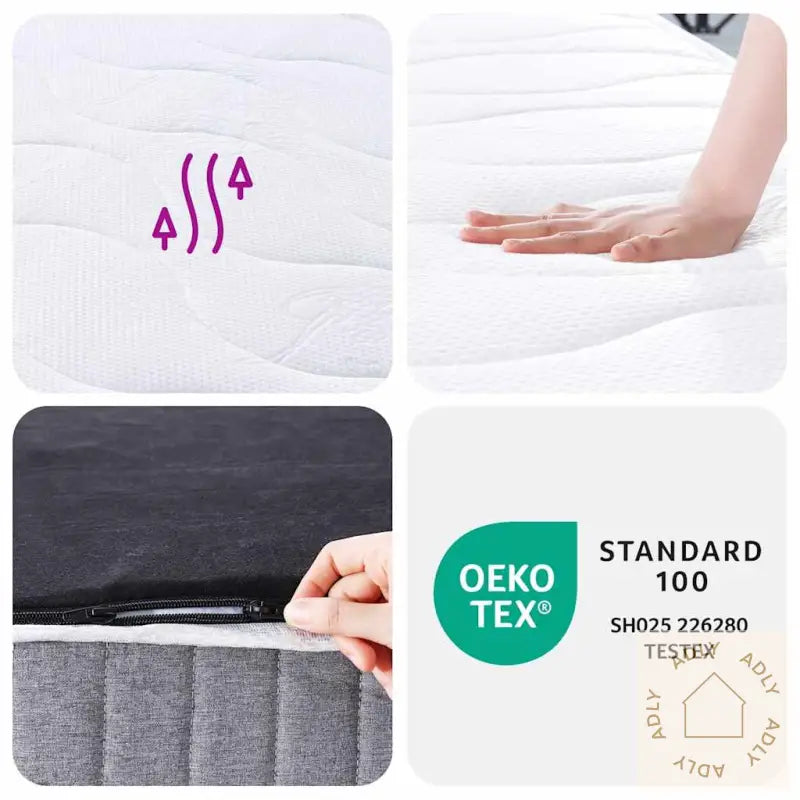 Madrass Med Pocketfjær Middels 90X190 Cm Single Size