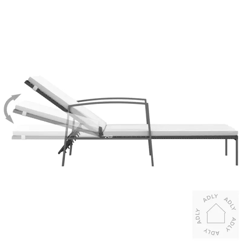 Solseng Med Pute Polyrotting Svart