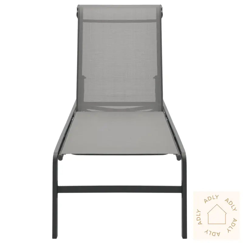 Solsenger 2 Stk Med Bord Textilene Og Stål