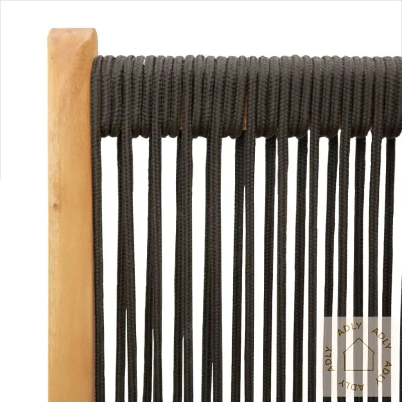 Lenestoler For Hage 8 Stk Svart Heltre Akasie