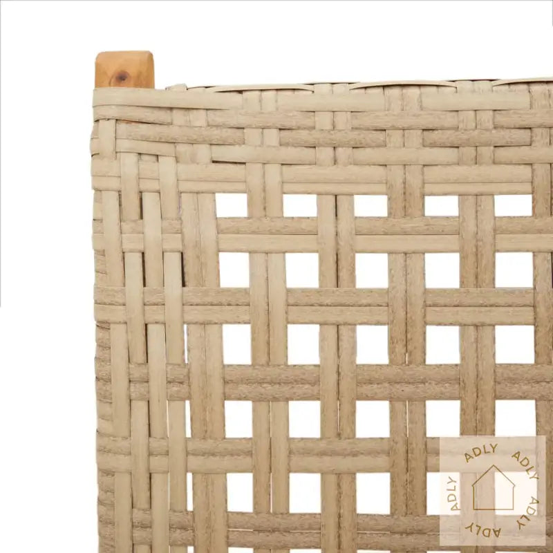 Lenestoler For Hage 8 Stk Beige Polyrotting Og Heltre