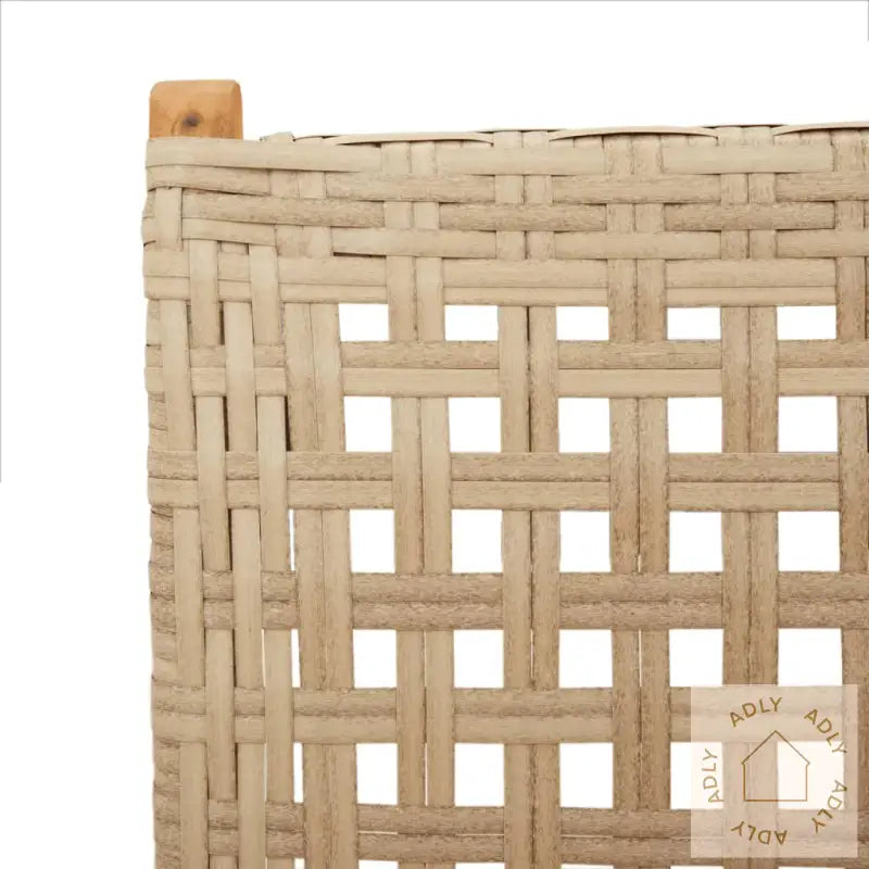 Lenestoler For Hage 4 Stk Beige Polyrotting Og Heltre