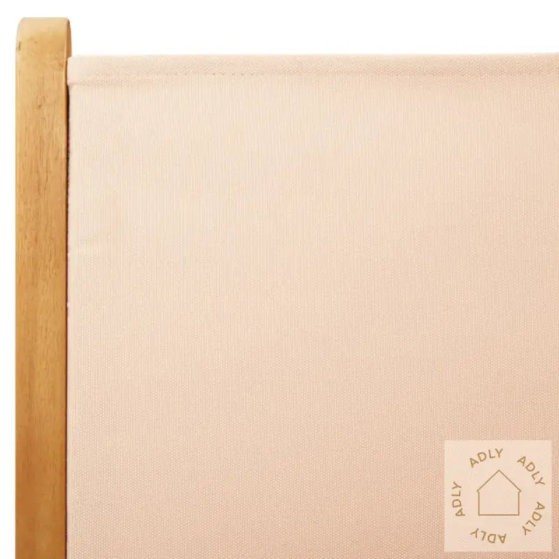 Lenestoler For Hage 4 Stk Beige Stoff Og Heltre