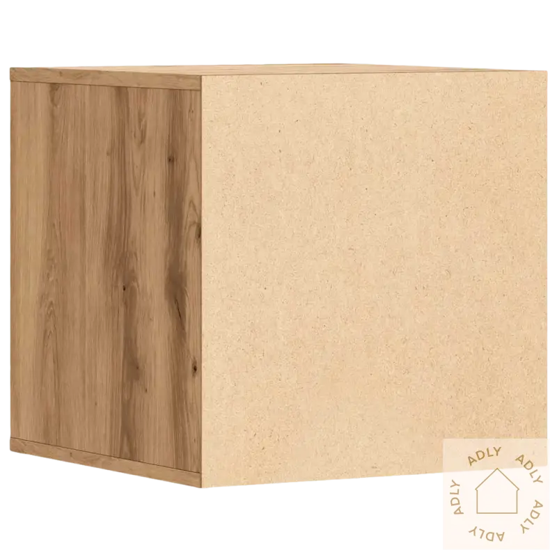 Two-toned cube-kommode i artisan eik moderne design til stue og soverom