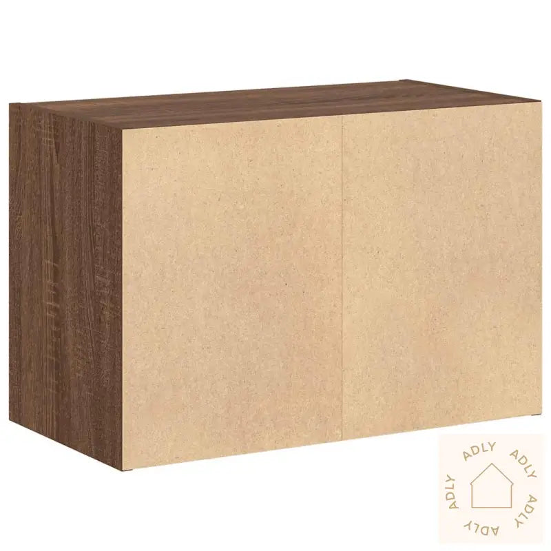 Skap Med 2 Skuffer Brun Eik 60X31X40 Cm Konstruert Tre