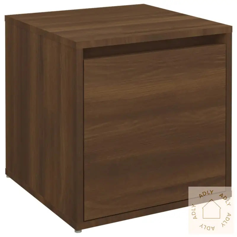 Oppbevaringsskap Brun Eik 40,5X40X40 Cm Konstruert Tre