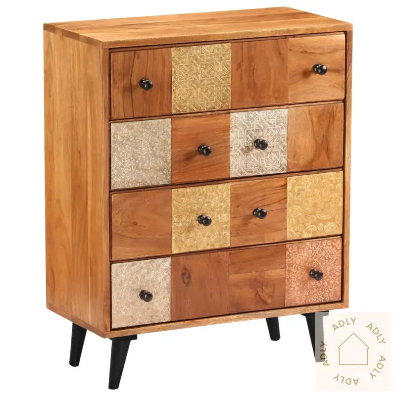 Kommode 60X30X75 Cm Heltre Akasie