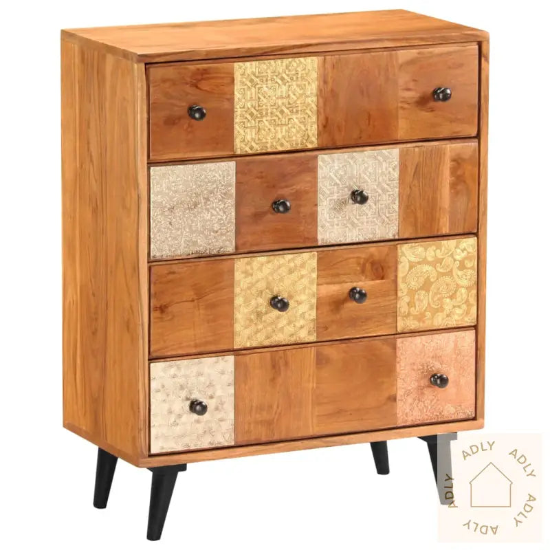 Kommode 60X30X75 Cm Heltre Akasie