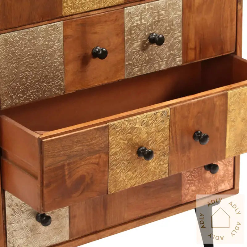 Kommode 60X30X75 Cm Heltre Akasie
