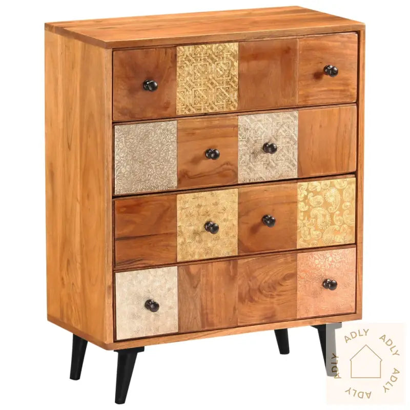 Kommode 60X30X75 Cm Heltre Akasie