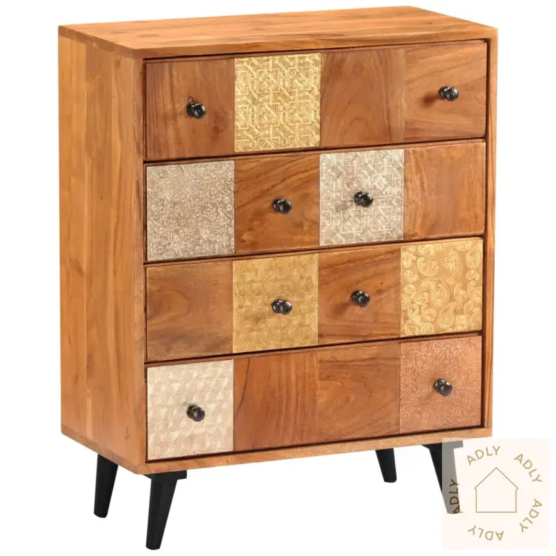 Kommode 60X30X75 Cm Heltre Akasie