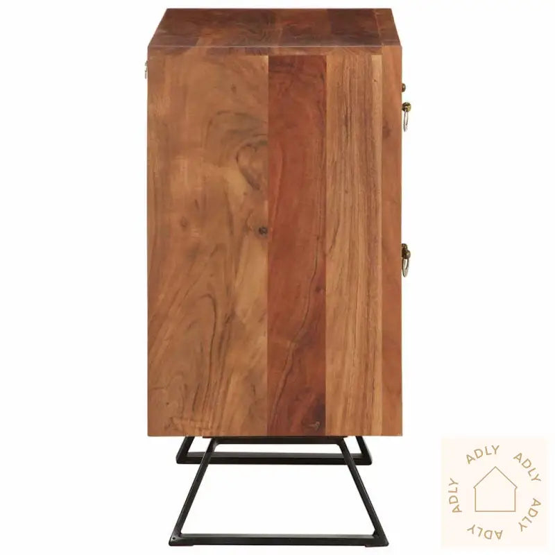 Kommode Honningbrun 70X35X70 Cm Heltre Akasie