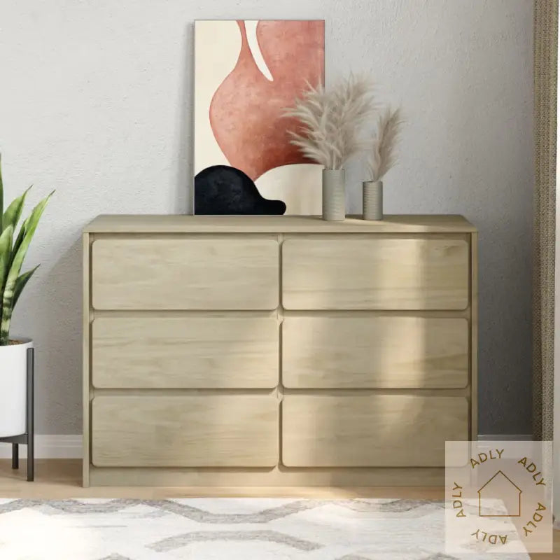 Kommode Sauda Eik 111X43X73,5 Cm Heltre Furu