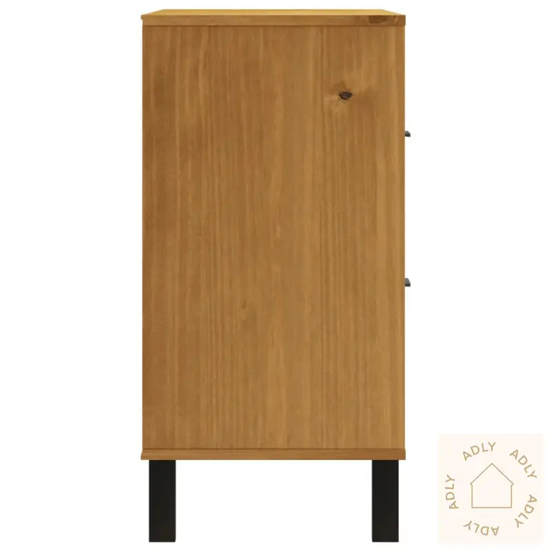 Kommode Flam 80X40X80 Cm Heltre Furu
