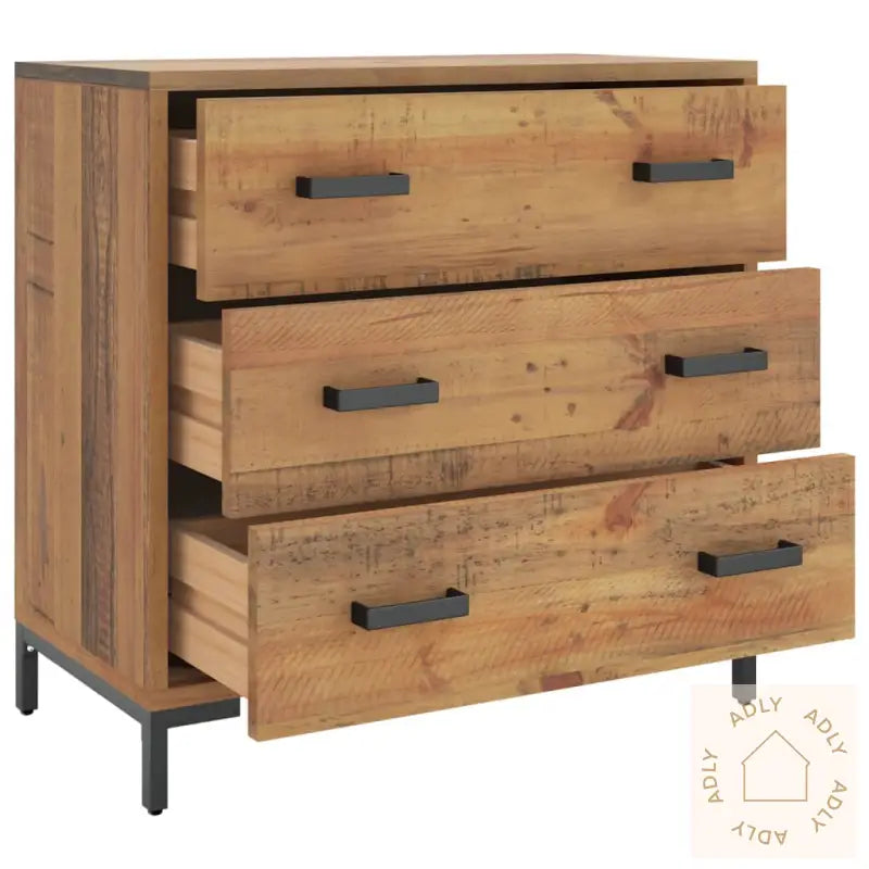 Kommode 75X35X70 Cm Heltre Furu