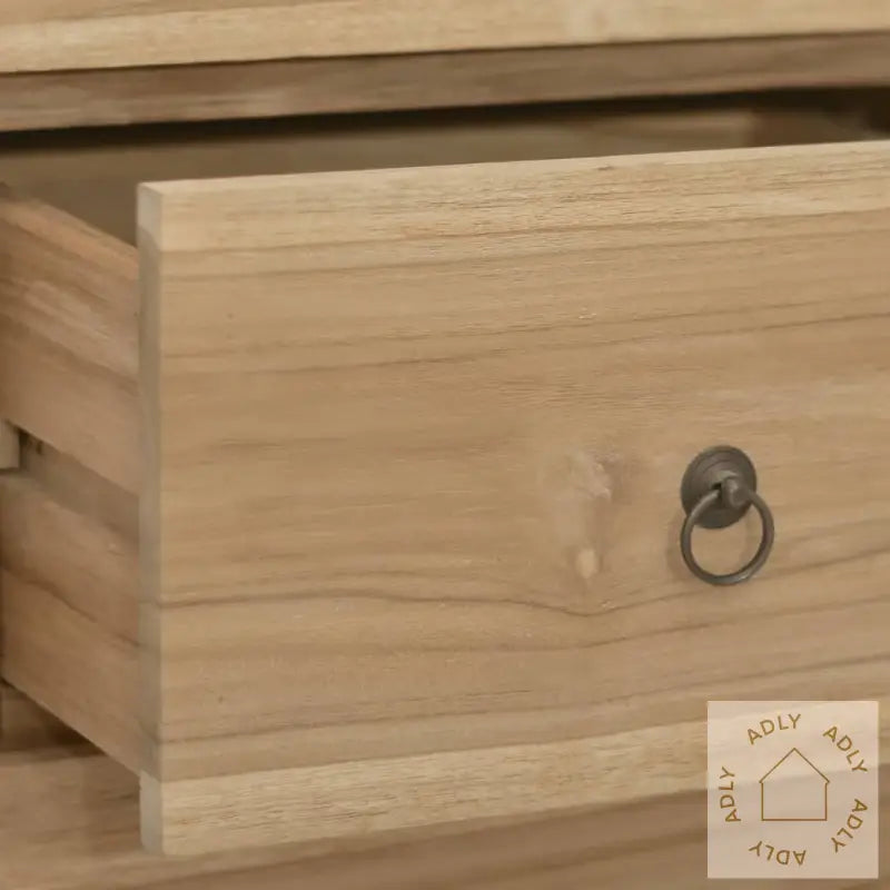 Kommode 30X30X90 Cm Heltre Teak