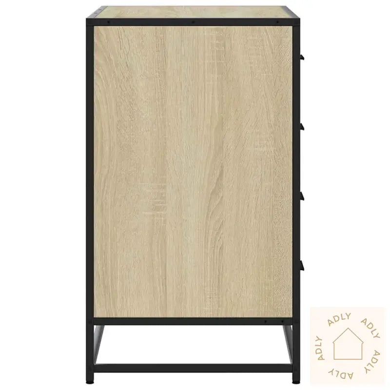 Kommode Sonoma Eik 70X41X70 Cm Konstruert Tre