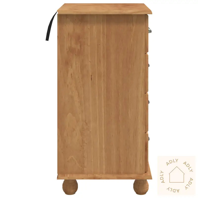Kommode 'Askim'honningbrun 45.8X40X79 Cm Solid Tre Furu