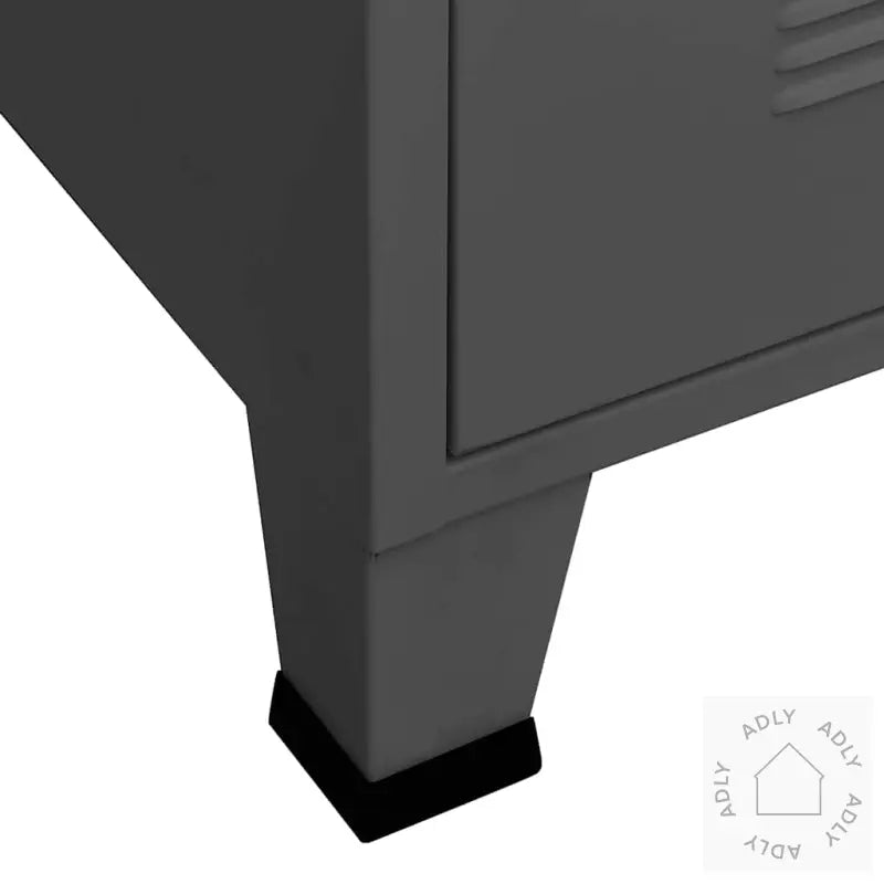 Industriell Kommode Antrasitt 78X40X93 Cm Metall