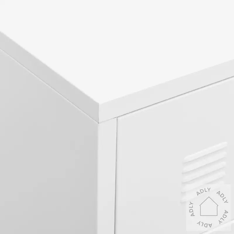 Industriell Kommode Hvit 78X40X93 Cm Metall