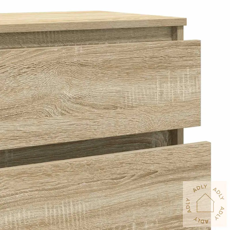 Kommode Sonoma Eik 60X36X103 Cm Konstruert Tre