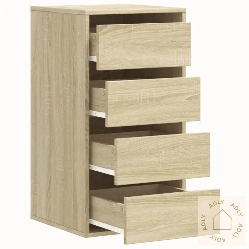 Kommode Sonoma Eik 40X41X76 Cm Konstruert Tre