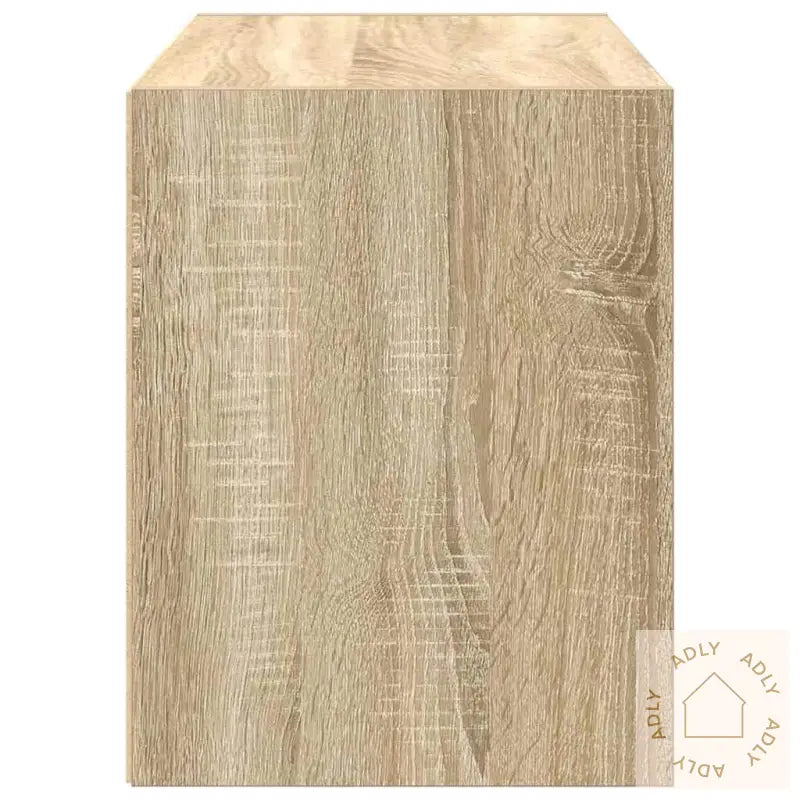 Skap Med 2 Skuffer Sonoma Eik 60X31X40 Cm Konstruert Tre