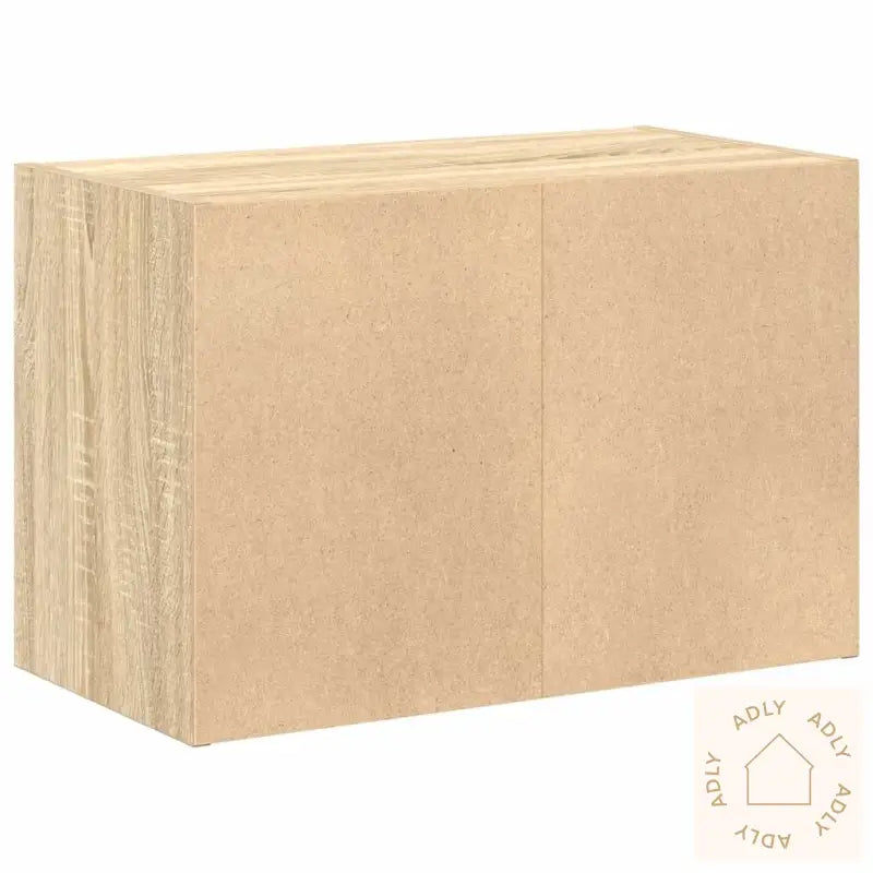 Skap Med 2 Skuffer Sonoma Eik 60X31X40 Cm Konstruert Tre