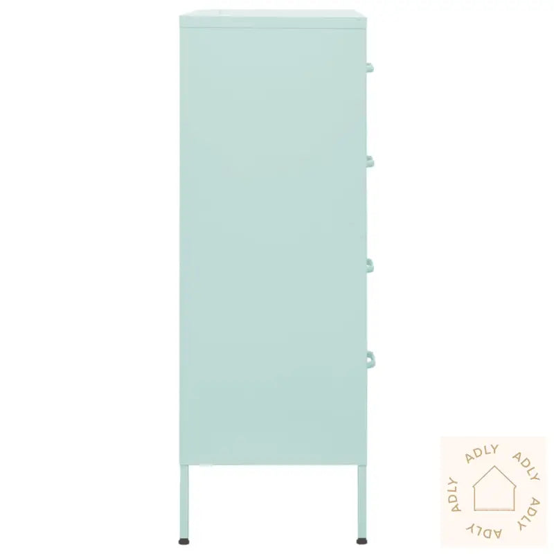 Kommode Myntegrønn 80X35X101,5 Cm Stål