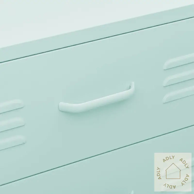 Kommode Myntegrønn 80X35X101,5 Cm Stål