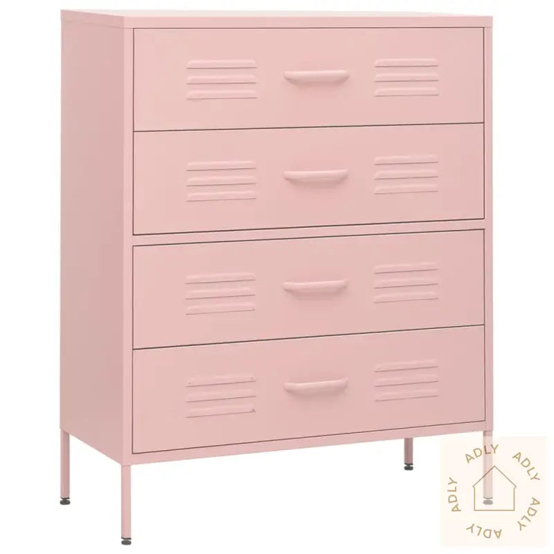 Kommode Rosa 80X35X101,5 Cm Stål