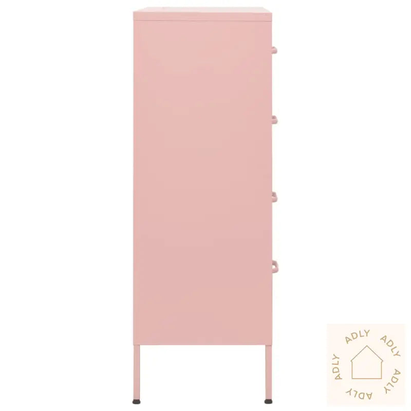 Kommode Rosa 80X35X101,5 Cm Stål