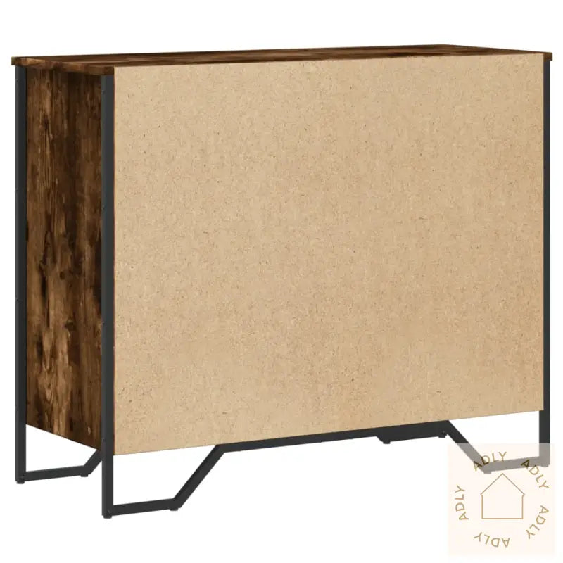 Kommode Røkt Eik 91X35,5X74,5 Cm Konstruert Tre